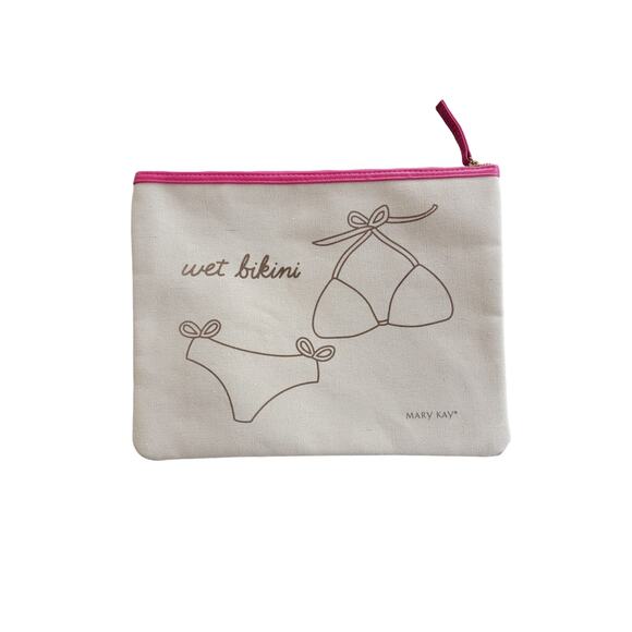 Mary Kay "Wet Bikini" Beach Zipper Pouch Travel Wet Swimsuit Bag - Picture 3 of 3